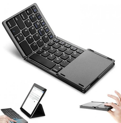 Clavier Bluetooth pliable avec pavé tactile_Stock limité